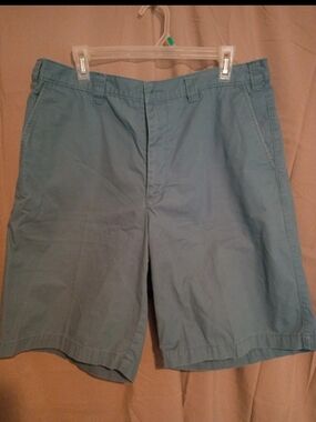 Worthington Light Blue Flat-Front Men's Shorts